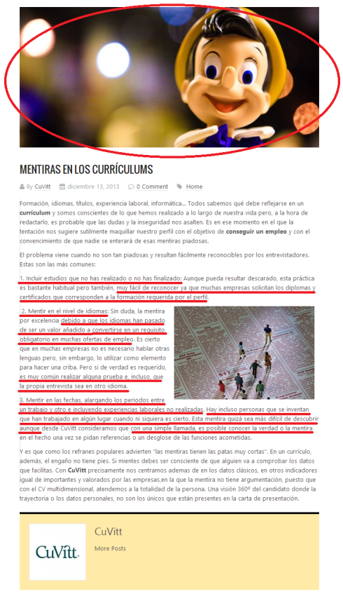 mentiras en los currículum