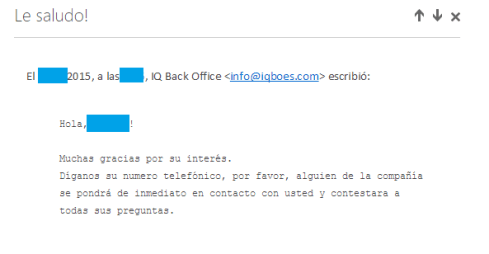 Ofertas de empleo falsas - correo 3