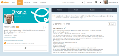 perfil Victor candel bebee